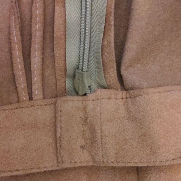 Samuel‎ Robert Vintage pink suede skirt suit set size 12 - Picture 12 of 13